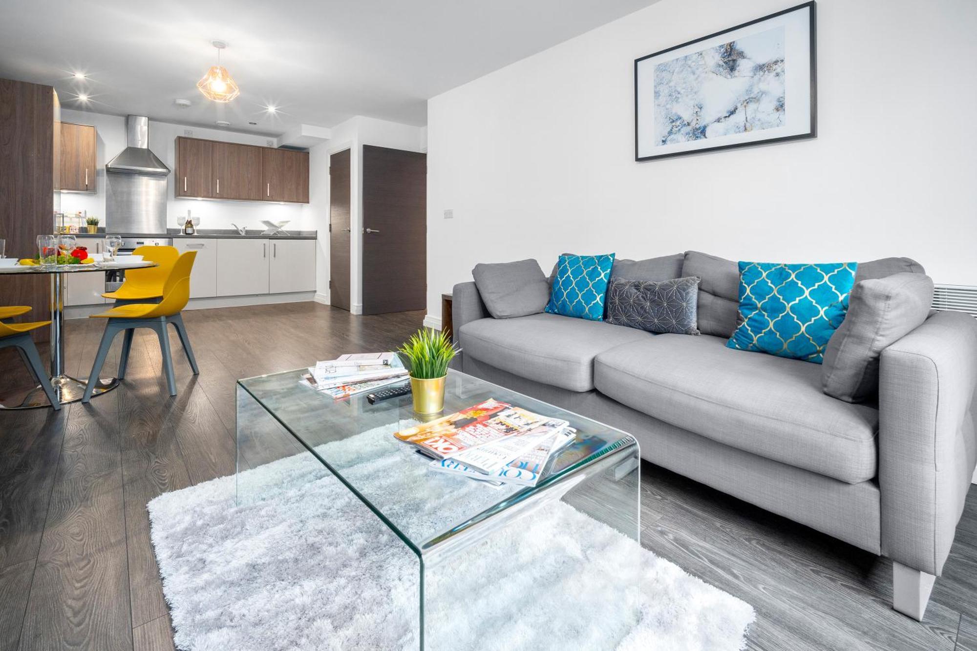 New Luxe Apartment - Secure Parking - Birmingham City Centre - Netflix - Wifi - Top Rated - 54M Exterior foto